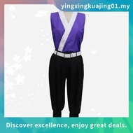 Demon Slayer: Kimetsu no Yaiba Gyomei Himejima Uniform Anime Cosplay Costume Wig Stone Hashira Japan