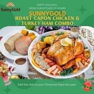 SunnyGold Roast Chicken 2.2kg &amp; Turkey Ham 1kg Combo (Halal)