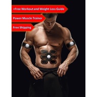 EMS Muscle Trainer Builder Shape 6 pack Abs Biceps Fitness Body Home Exercise