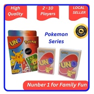 UNO Pokemon Edition Card Game - Pokemon Character UNO - Local Seller