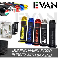 1 PAIR Domino Handle Grip Rubber With Bar End Universal 54651