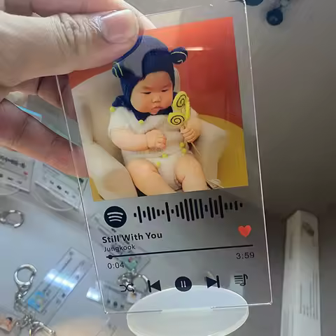Customized Spotify Music Plaque Anniversary Valentine's Day Gift Personalized Acrylic Photo Frame De