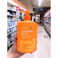 [Bill Úc] Kem chống nắng body Woolworths sunscreen SPF 50+ everyday lotion