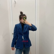 Genuine 2025 UNIQLO Japanese Single Autumn And Winter Womens Vintage Corduroy Jacket Jacket Collar J