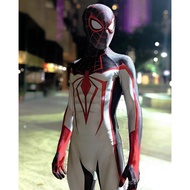 Adult Anime PS5 Miles Morales Spiderman Bodysuit Spiderman Cos Costume