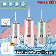Portable 4 in 1 Electric Water Floss Teeth Cleaner Water Jet Oral Irrigator Powerful Floss/Mesin Pem