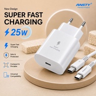 Fast charging type c charger | ANSTY 25W PD Type C to C | Charger adapter | Fast charging type c cha