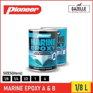 Pioneer All Purpose Epoxy Set ( A & B) / Marine Epoxy Set / Non-Sag Epoxy Set / Epoxy Reducer - 1/8L