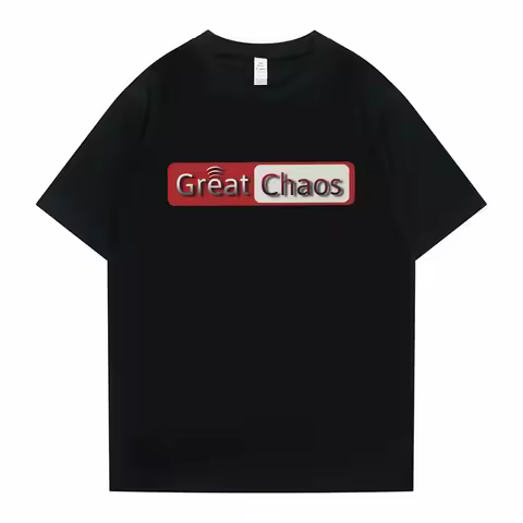 Rapper Ken Carson A Great Chaos Graphic Print T-shirt Playboi Carti T Shirt Men Hip Hop Oversized Ts