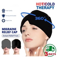 Flexible Gel Ice Compress Cap Headache Cap Gel Cold Headache Migraine Relief Cap Migraine Cap