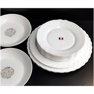 Arcopal 🇫🇷 Made in France All White Dinnerware