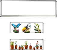 Acrylic Display Case for Lego 10329 Tiny Plants 21342 Insect Can Be Installed on The Wall Photo Fram