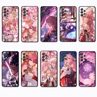 for Samsung A32 A33 A34 A35 A40 A40S A41 A42 VS11 Yae Miko Slim Black Border TPU Soft Case | Bare Ph