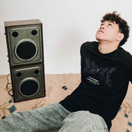 UNKL347 Men's Short Sleeve Black T-shirt MRRS