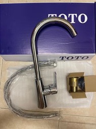 全新TOTO帶滾珠 廚房洗菜盆 全銅龍頭 洗碗池 冷熱水龍頭 帶滾珠軸承 不鏽鋼廚房水龍頭Brand new TOTO with ball bearing kitchen sink all coppe