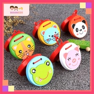 Kids Cute Animal & Cartoon Wooden Castanet/ Clapper Musical Toy (1 yr old & above)