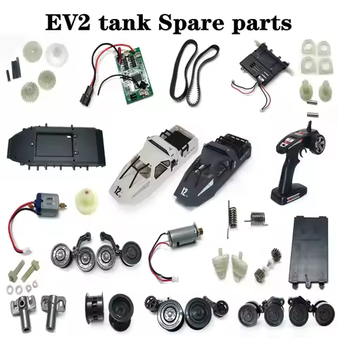 EV2 SG-1203 1/12 RC Tank spare parts Guide wheel fixing wave box shell Track Circuit board wave box