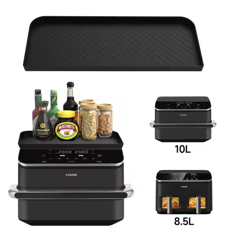Silicone Seasoning Storage Rack, Fits for Cosori 8.5L-10L Air Fryer, Kitchen Organizer, Reusable Spi