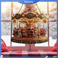 《penstok》 Christmas Carousel Pendant Festive Carousel Handcrafted Acrylic Santa Carousel Pendant for