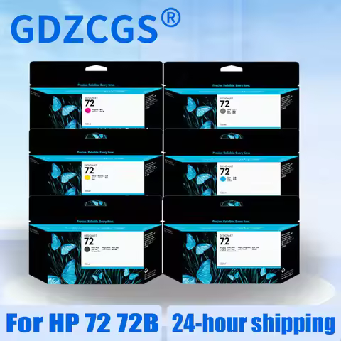 Original New For HP 72 72B Ink Cartridge For HP Designjet T610 T620 T770 T790 T795 for HP72 T1100 T1