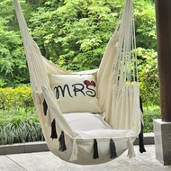 Outdoor hammock camping swing chair portable hanging chair foldable indoor seat canvas hanging chair