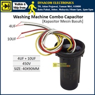 4UF+10UF Washing Machine Combo Capacitor [Kondenser Mesin Basuh]