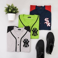 HIJAU Stabilo Green baseball Jersey | Baseball Shirt | Baseball shirt
