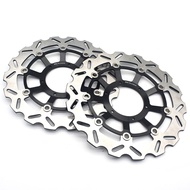 จานล้อเบรคหน้ารถจักรยานยนต์2ชิ้นสำหรับ HONDA CBR1000RR Fireblade CBR 1000 RR CBR1000 RR -SP 2008-202
