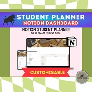 Notion Dashboard Template | Student Planner | Template Notion |