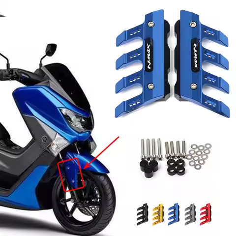 For YMHAHA NMAX155 NMAX125 NMAX 155 125 Motorcycle Mudguard Front Fork Protector Guard Block Front F