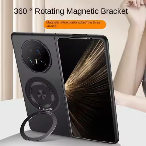 Rotatable Metal Bracket Holder Magnetic Attachment Ring Case For Honor Magic V5 Magic V3 Vs 3 magic 