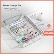 Acrylic Tray Drawer Divider Makeup Organizer For Skincare Organiser