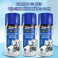 Bình xịt tẩy rửa dầu nhớt vệ sinh bình xăng con OTECH BX-3 (450ml) carburetor & choke cleaner carbon