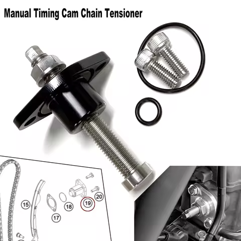 CNC Manual Cam Chain Tensioner Adjuster For KTM 125 200 250 390 Duke/ RC/ ADV, For Husqvarna Vitpile