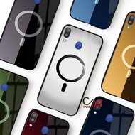 Samsung M20 M30S M21 M31 Case - Hardcase Silicone [2D] - Circle Pattern Case - Softcase - Cover Phon