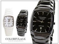 酒桶型精密陶瓷腕錶 藍寶石鏡面手錶 范倫鐵諾Valentino【NE309】單支價格