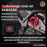 Transparent cover for turbocharging FOR KAWASAKI Z H2 SX H2R H2 R H 2 R H2 SX SE accessories 2016 20