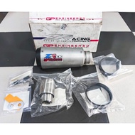 100% ORIGINAL ZR RACING GP MUFFLER EXHAUST UNIVERSAL INOX 56MM SET