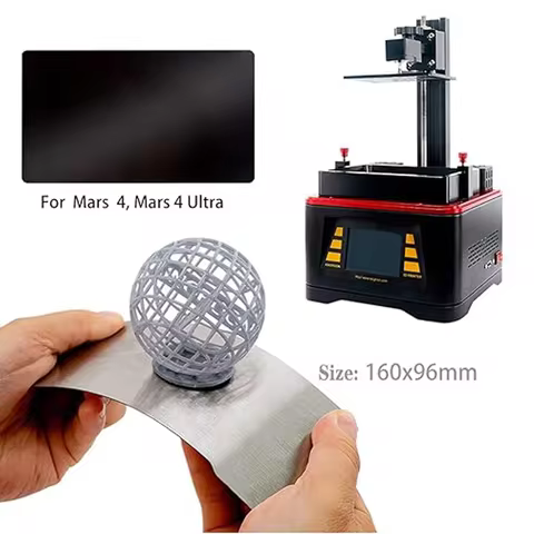ENERGETIC Elegoo Mars 5 Resin Build Plate 160x96mm for Elegoo Mars 5 Ultra /Mars 4/Mars 4 Ultra Magn