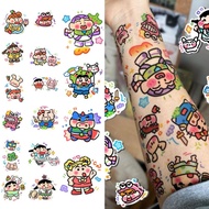 🔥Ship 24H🔥 Crayon Shin Chan Tattoo Sticker Waterproof Temporary Tattoo Cartoon Fake Tattoo Labubu Ne