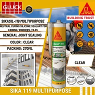 SIKA Sikasil 119 Multipurpose Neutral Curing Silicone Sealant For Awning Windows Tiles & Etc silicon