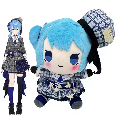 Hololive Plush Toys Cartoon Hoshimati Suisei Stuffed Dolls Inugami Korone Plushie Figures Sofa Bed D
