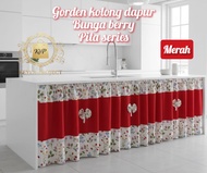 gorden kolong dapur#free tali#hordeng bawah meja kompor
