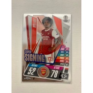 E276 Willian Signings Arsenal Arsenal Topps Match Attax Chrome 2021 / 22 soccer card