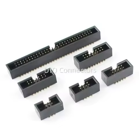 10Pcs SMD SMT 2.0mm Pitch DC3 Male IDC Connector Socket ISP JTAG Header Sample 6P 8P 10P 12P 14P 16P