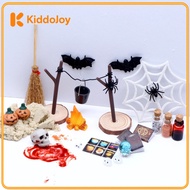 Miniature Dollhouse Set, BJD Ght Festival Pumpkin Decorations, Witch Party Broom Props In Stock