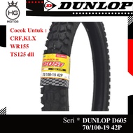 DUNLOP D 605 D605 70/100-19 Trail Cross Adventure Rally Motorcycle Tire