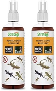 All Natural Lizard Repellent Spray | 100 ml Pack of 2 | Certified | Non staining | Unique blend of plant extracts, 100% herbal, eco-friendly and biodegradable | Safe for babies, pets, and skin