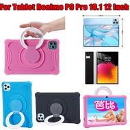 For Tablet Realme P9 Pro 10.1 12 inch Fashion 360 Degree Rotatable Portable Multi Angle Stand Cover Tablet Realme P9 Pro 10.1 12 Ultra Soft Silicone Shockproof Tablet Case