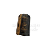 คาปาซิเตอร์ Capacitor 15000UF 63V 85C ELNA AUDIO SIZE 35X50MM. สีทอง / สีดำทอง ขาเขี้ยว อิเล็กทรอไลท